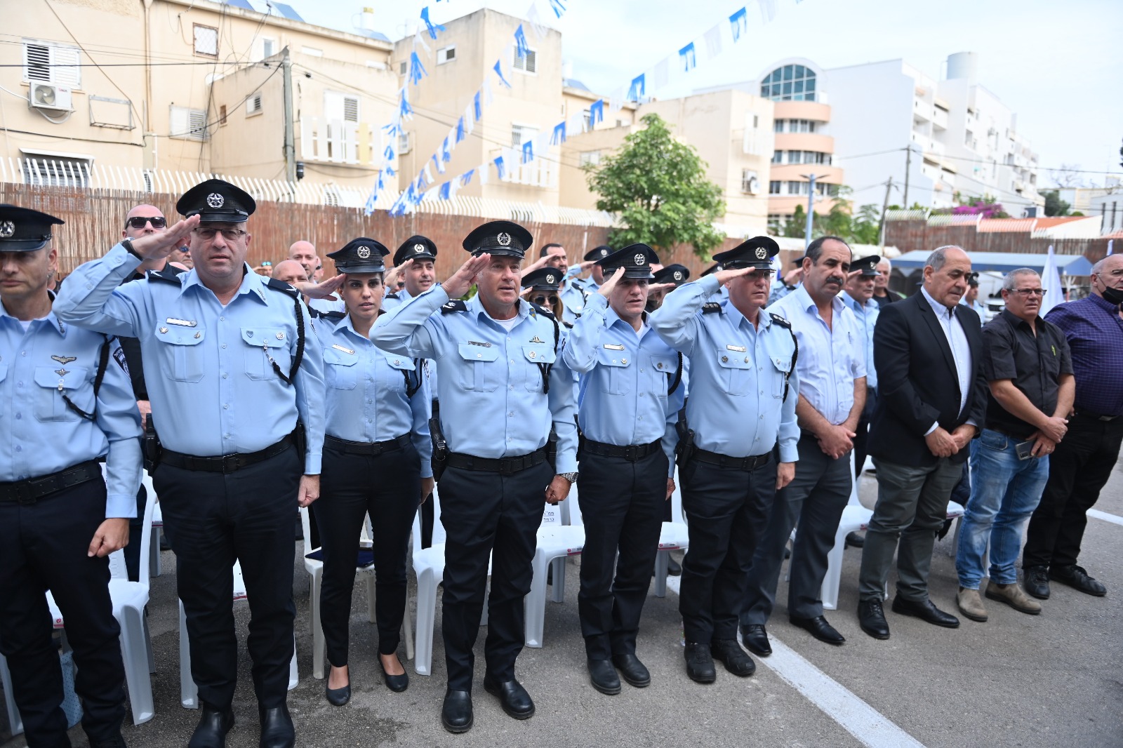 أجرت الشرطة اليوم مراسم تبديل قادة مراكز شرطة عكا ونهاريا