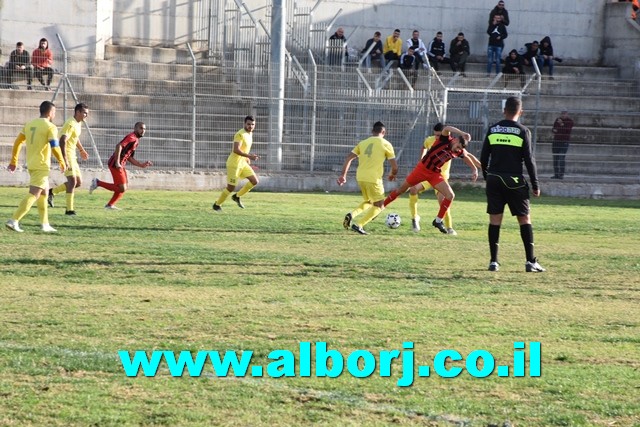 موقع البُرج تواجد لرصد الخبر والصور في مباراة هبوعيل أبناء كفرسميع وهبوعيل نحف