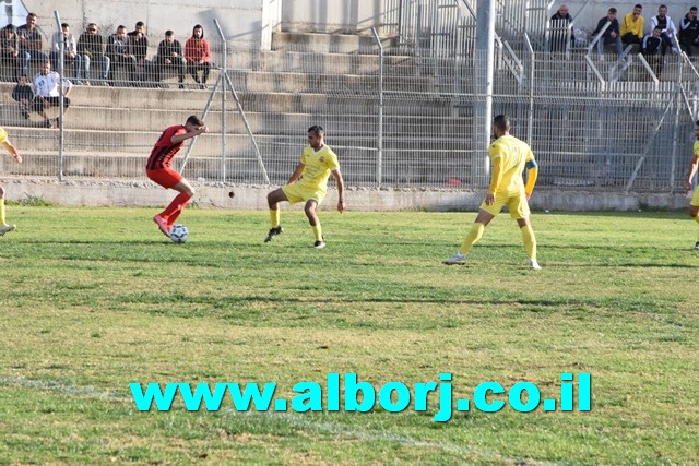 موقع البُرج تواجد لرصد الخبر والصور في مباراة هبوعيل أبناء كفرسميع وهبوعيل نحف