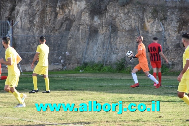 موقع البُرج تواجد لرصد الخبر والصور في مباراة هبوعيل أبناء كفرسميع وهبوعيل نحف