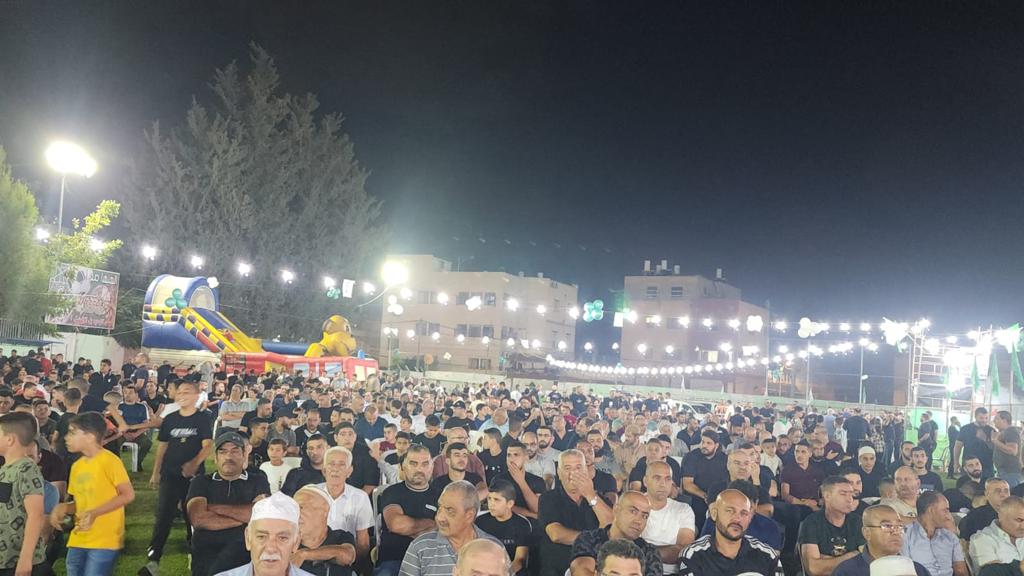 مهرجان ناجح جدا لذكرى المولد النبوي الشريف في قرية أبوسنان