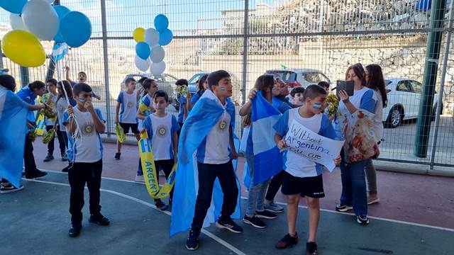 مونديال بطعم المحبة في مدرسة